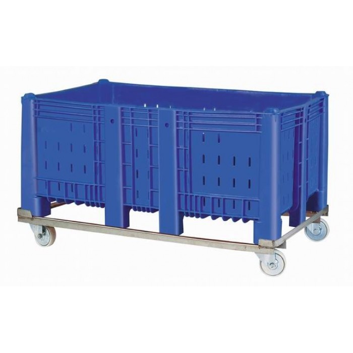 Большой пластиковый контейнер Type 1600 perforated w/dolly