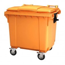 Контейнер для мусора 1100 литров, оранжевый