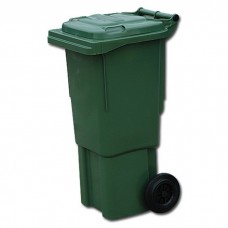 Пластиковый мусорный контейнер 60л, зелёный