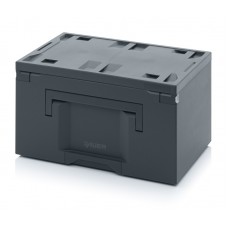Ящик для инструментов PRO TB 6433 F1, 60 x 40 x 34 см, тёмно-серый бокс, тёмно-серая крышка